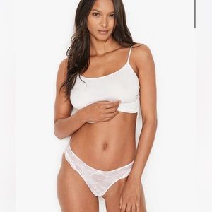 Dream angels bride ruffle thong panty